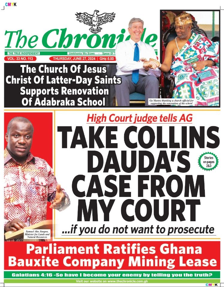 newspaper headlines for Thursday 27th June