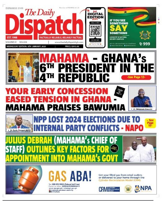 Wednesday January 8 2025 Newspaper Headlines 