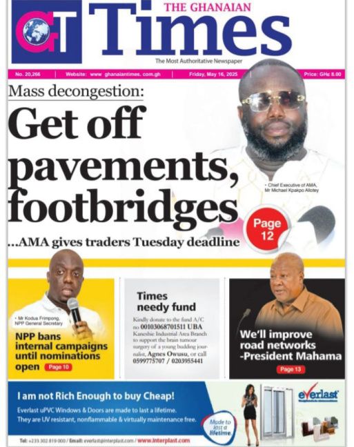May 16 2025 Newspaper